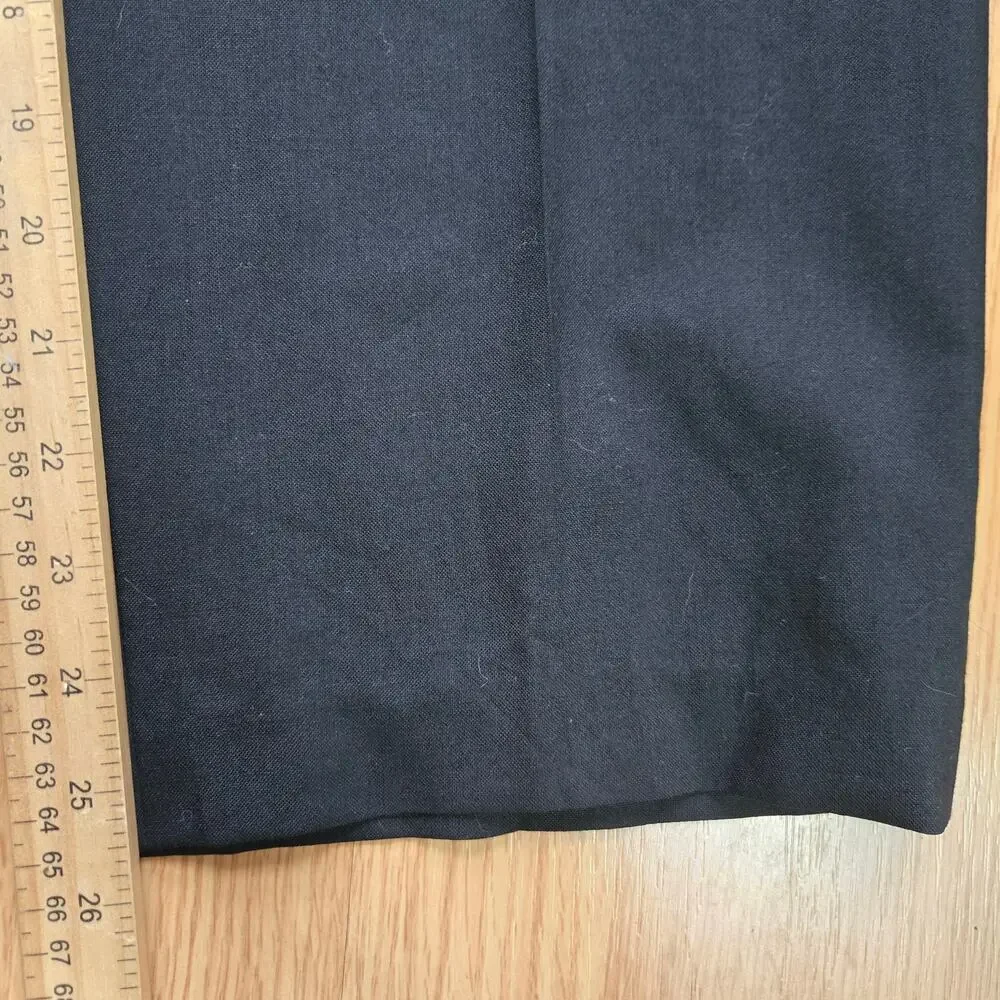 NWT Lauren Ralph Lauren Men's Wool Dress Pants 38W x 30L Black Classic Fit